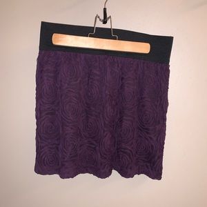 Plum colored skirt
